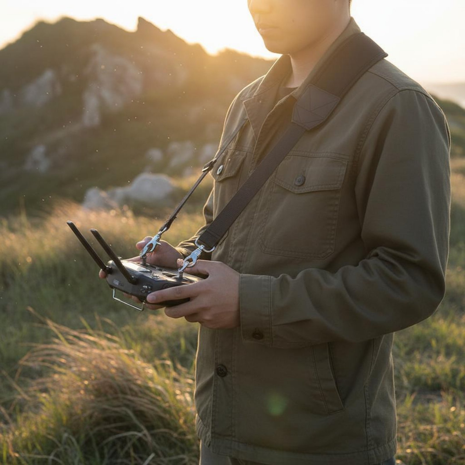 Drone Remote Controller Lanyard - Drone-zenderriem Snelle installatie Drone-controllerriem Verstelbare controller-riem