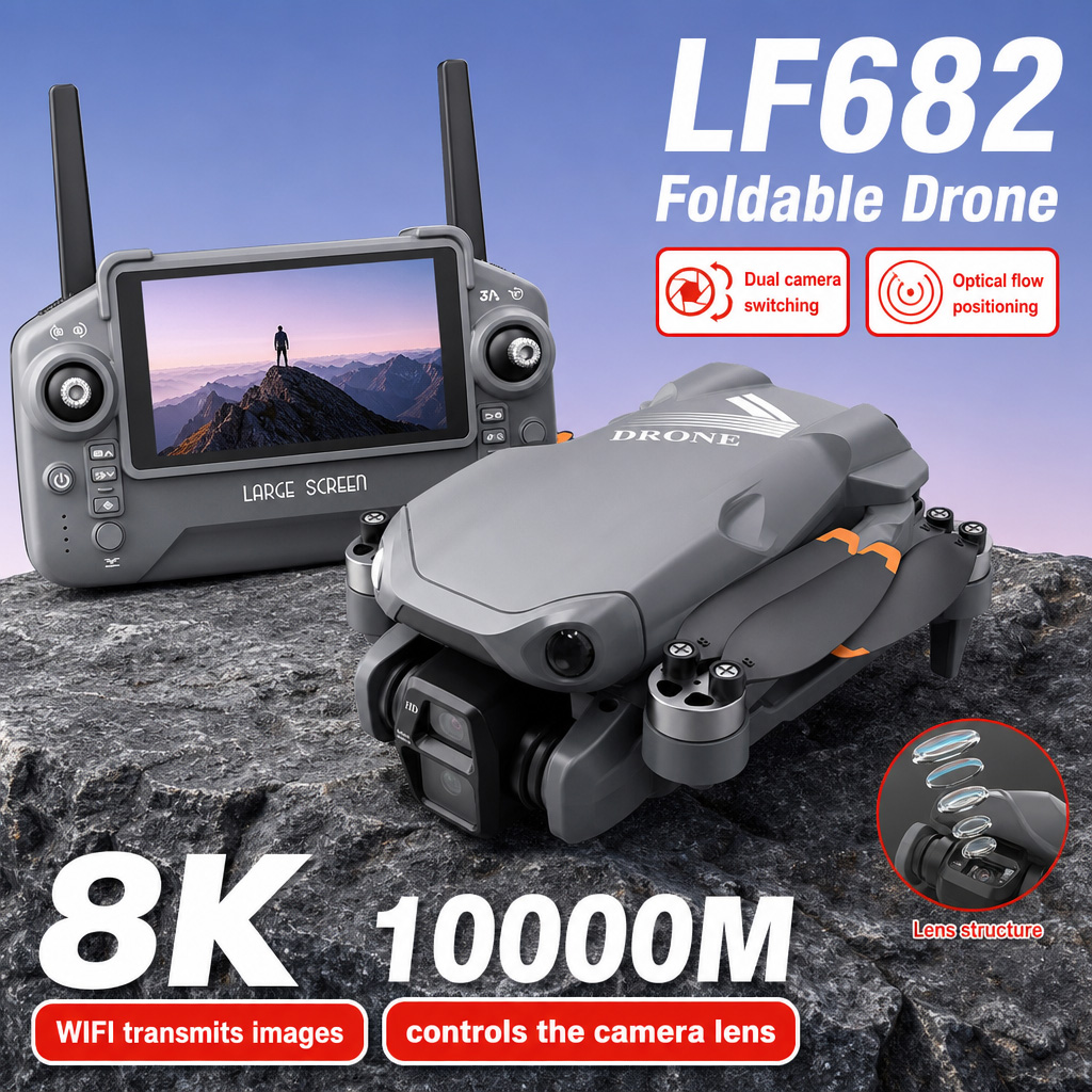 Drone Battery Adapter - Luchtfoto LF682 Drone 8K HD Dubbele