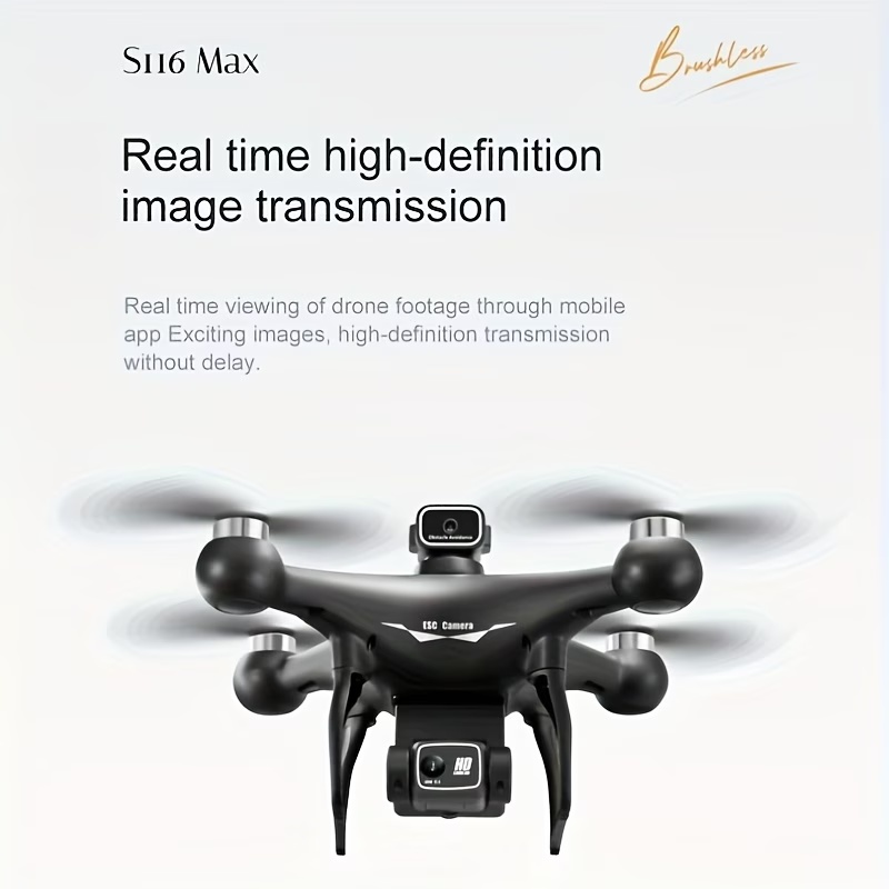 Drone Beacon Light - Nieuwe borstelloze motor optische stroompositioneringsdrone S116,