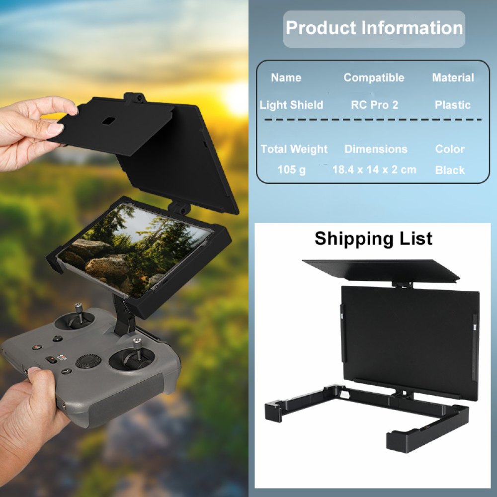 Drone Sun Shade - Nieuwe zonnekap voor RC Pro 2