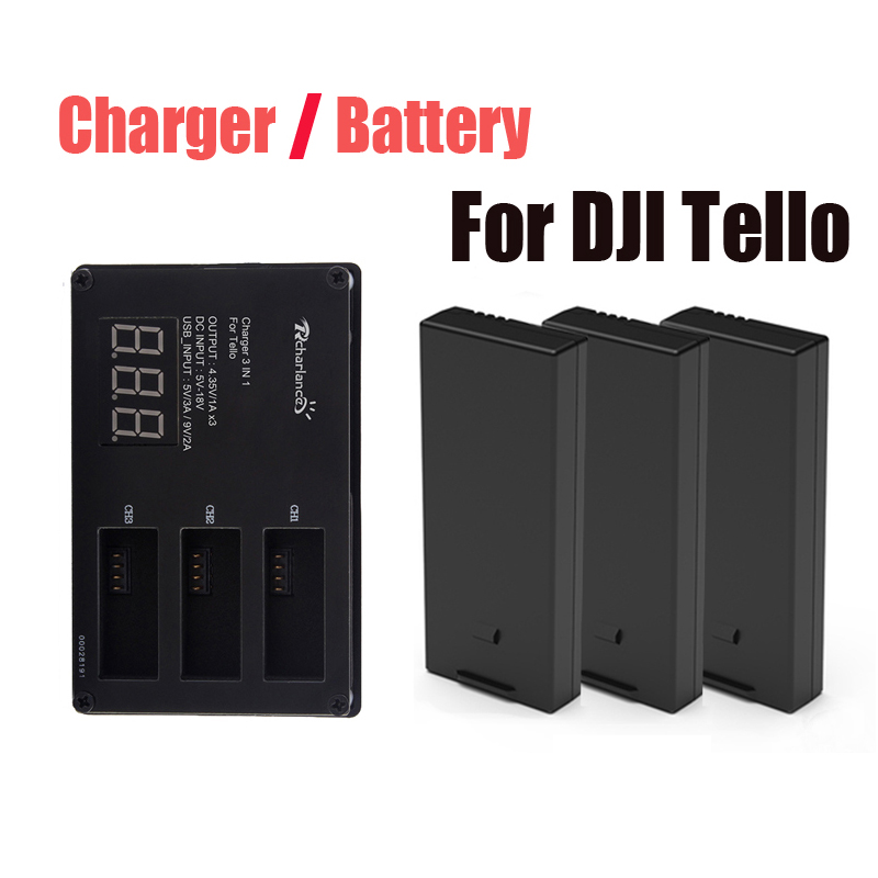 Drone Power Bank - Originele DJI Tello-batterij / Drone Tello-batterijlader