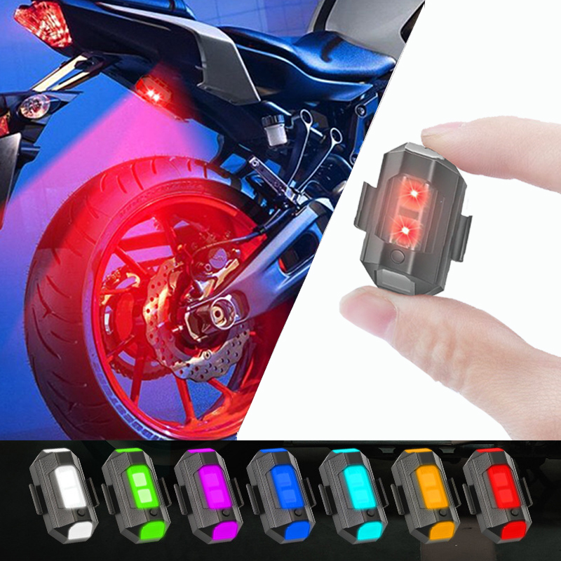 Drone Strobe Light - Motorfietslicht Drone Stroboscooplicht 7 Kleuren Mini