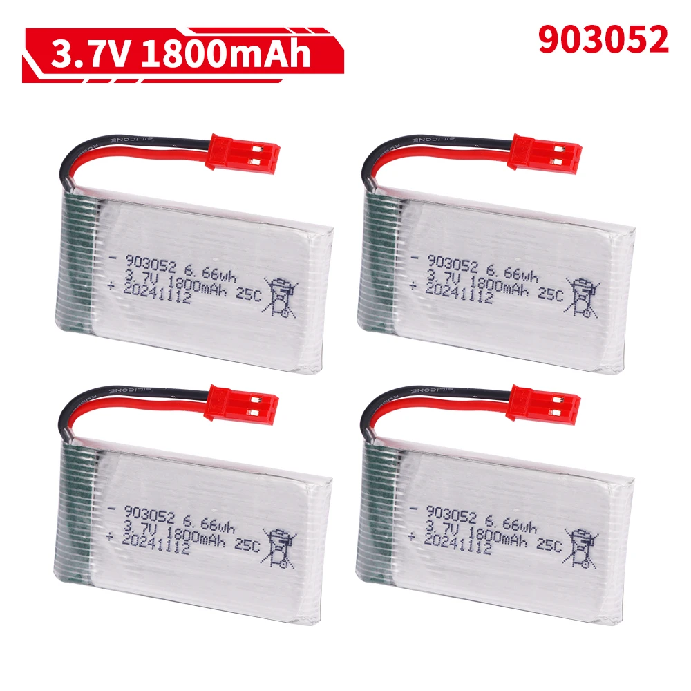 Drone Battery Charger - 3.7V 1800mAh 903052 lipo Batterij XH4.0