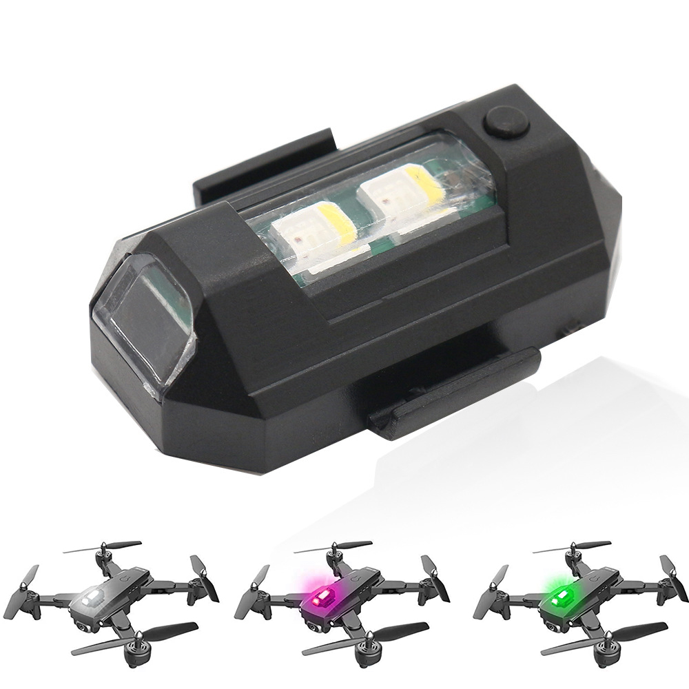 Drone Strobe Light - Motorfiets LED RGB-waarschuwingslampje voor auto Universele