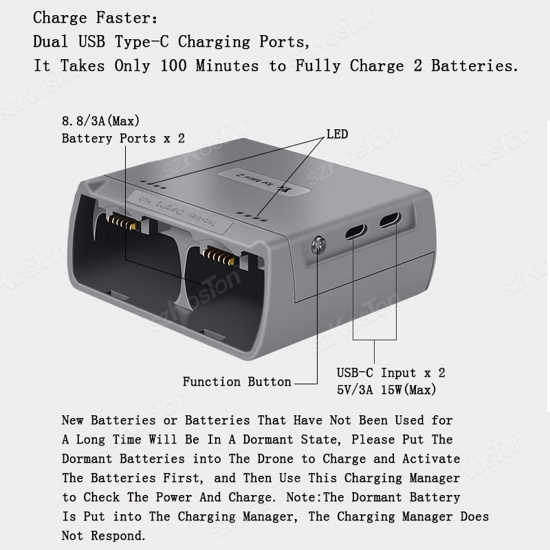 Voor DJI Mini 4K/MINI 2/Mini 2 - Drone Charging Hub recensie en prijs