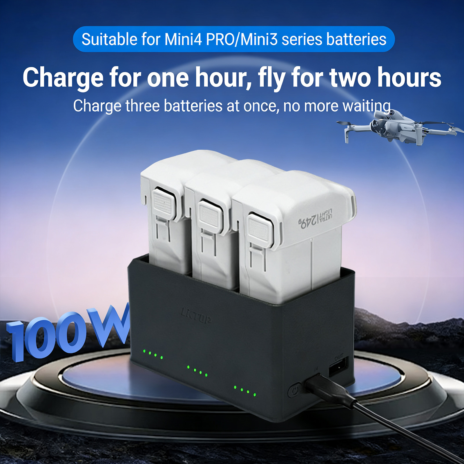 Batterijladermanager voor Mini - Drone Charging Hub recensie en prijs