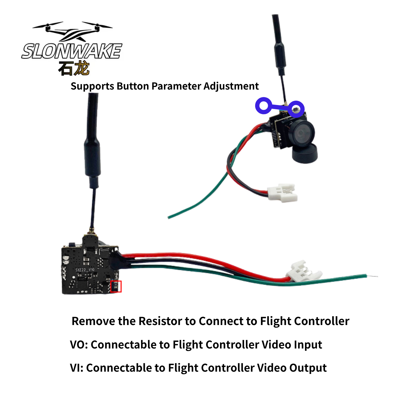 SLONWAKE 5.8G analoge videotra - Drone Controller Screen recensie en prijs