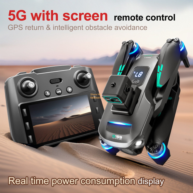 8K Dual Camera 5G WIFI FPV Afs - Drone Beacon Light recensie en prijs