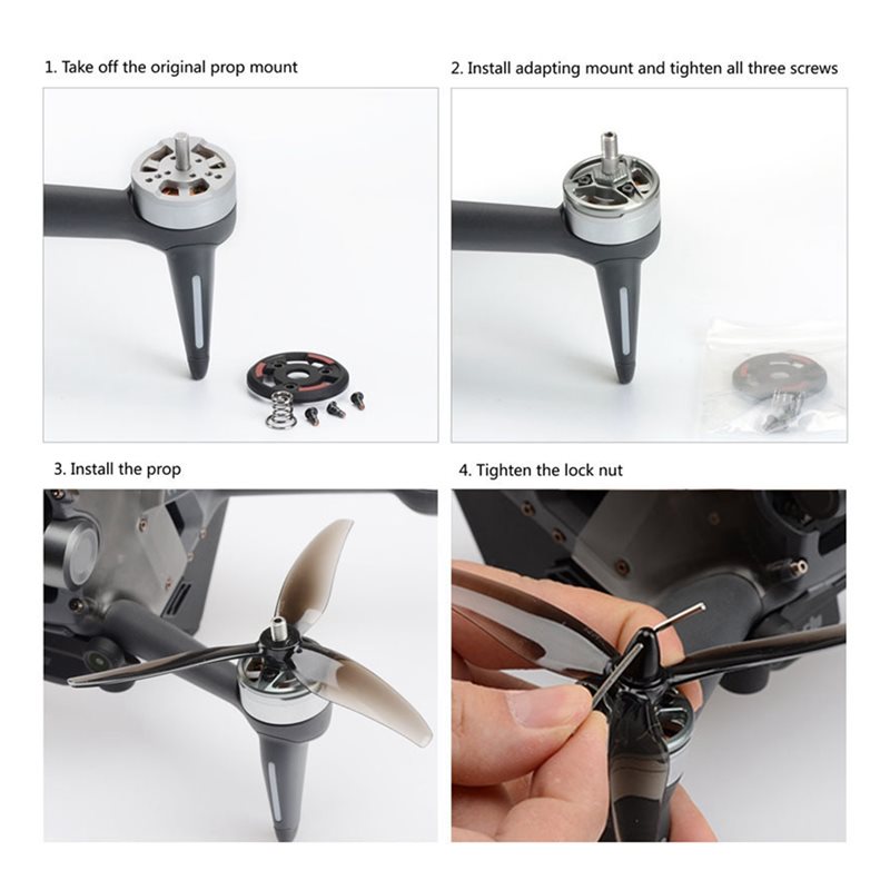 B50B-Motor Plaat Adapter 4 Stu - Drone Propeller Holder recensie en prijs