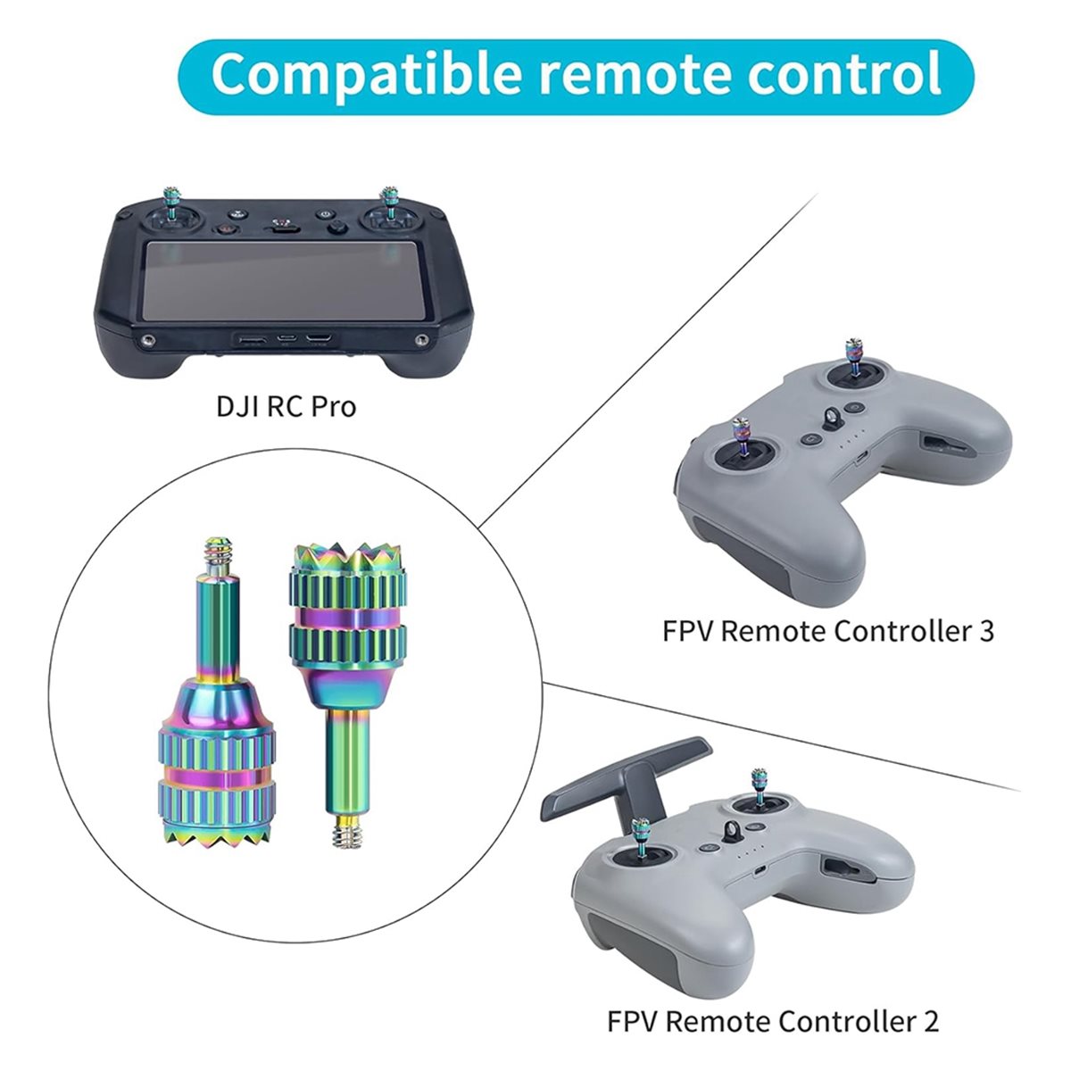 DT75BG 4 STUKS Metalen Control - Drone Control Stick recensie en prijs