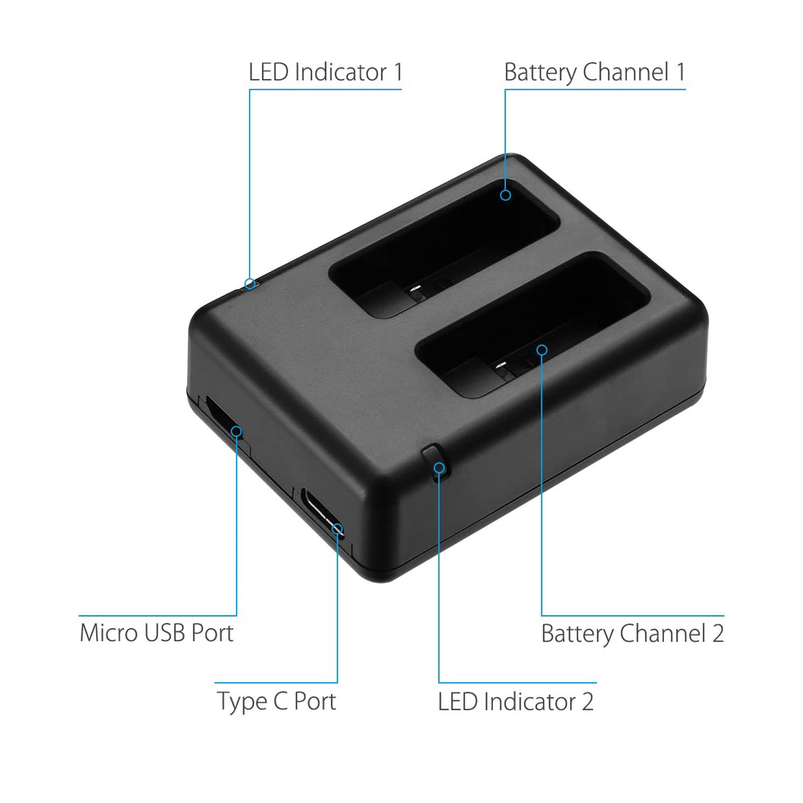 Geschikt voor GOPRO Hero 5 opl - Drone Battery Charger recensie en prijs