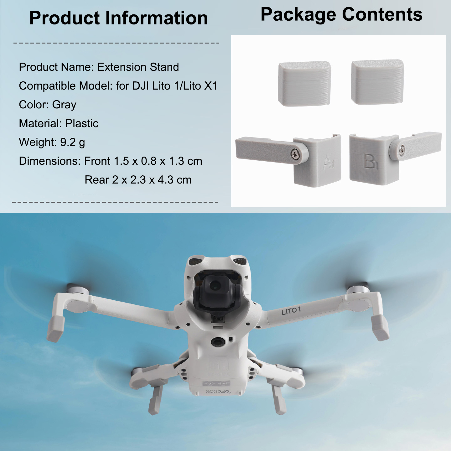 Landingsgestelverlenger voor D - Drone Landing Pad recensie en prijs