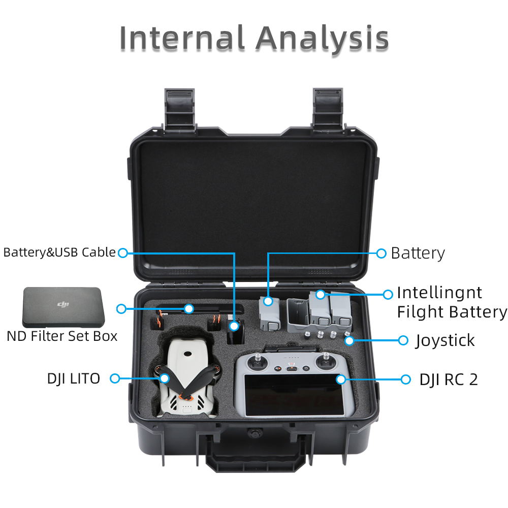 DJI LITO 1 X1 Drone Harde Koff - Drone Hard Shell Case recensie en prijs