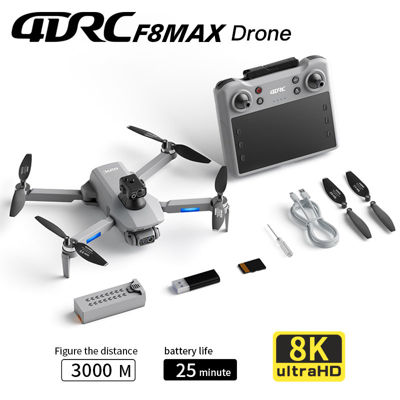 F8 MAX GPS Drone Professionele - Drone Controller Screen recensie en prijs