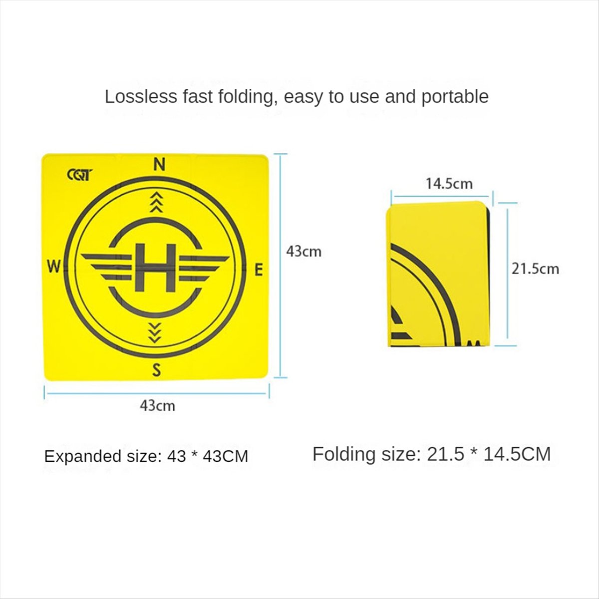 DTC5 CQT Drone Landing Pad Opv - Drone Landing Pad recensie en prijs