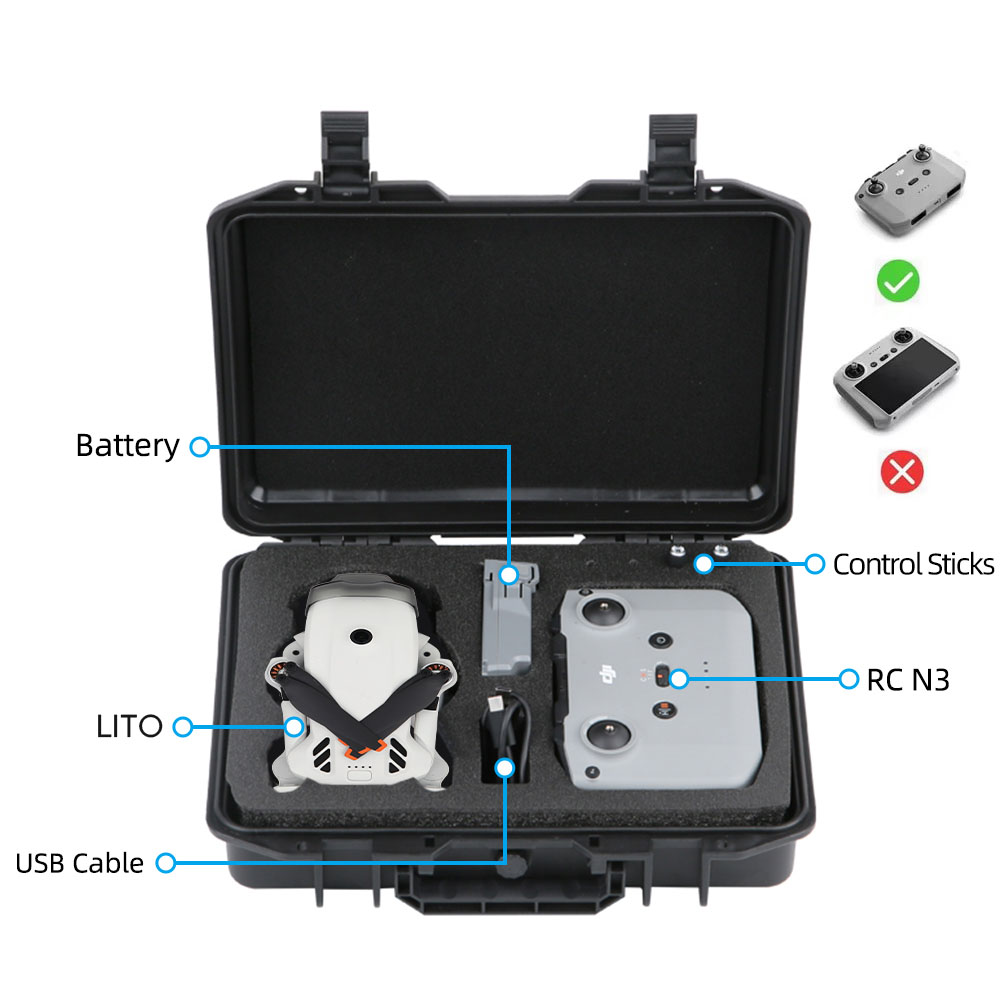 Draagbare draagtas voor DJI Li - Drone Carrying Case recensie en prijs