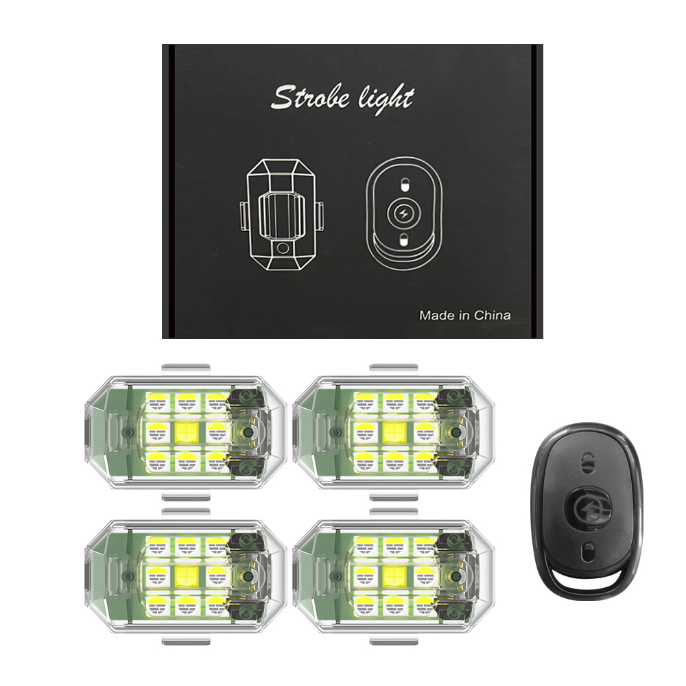 1/2/4 stuks draadloze LED Dron - Drone Beacon Light recensie en prijs