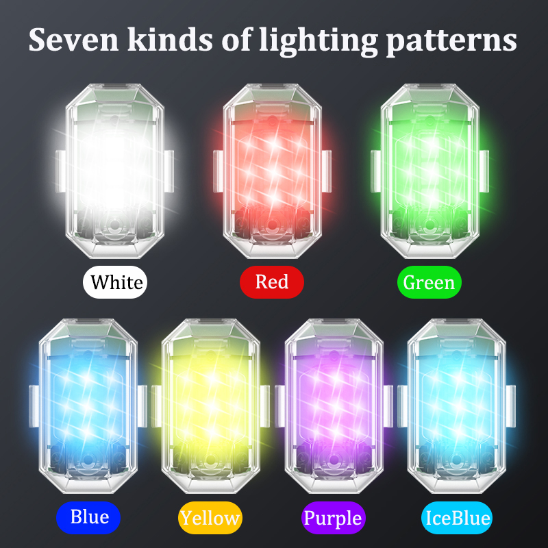 1/2/4 stuks draadloze LED Dron - Drone Beacon Light recensie en prijs