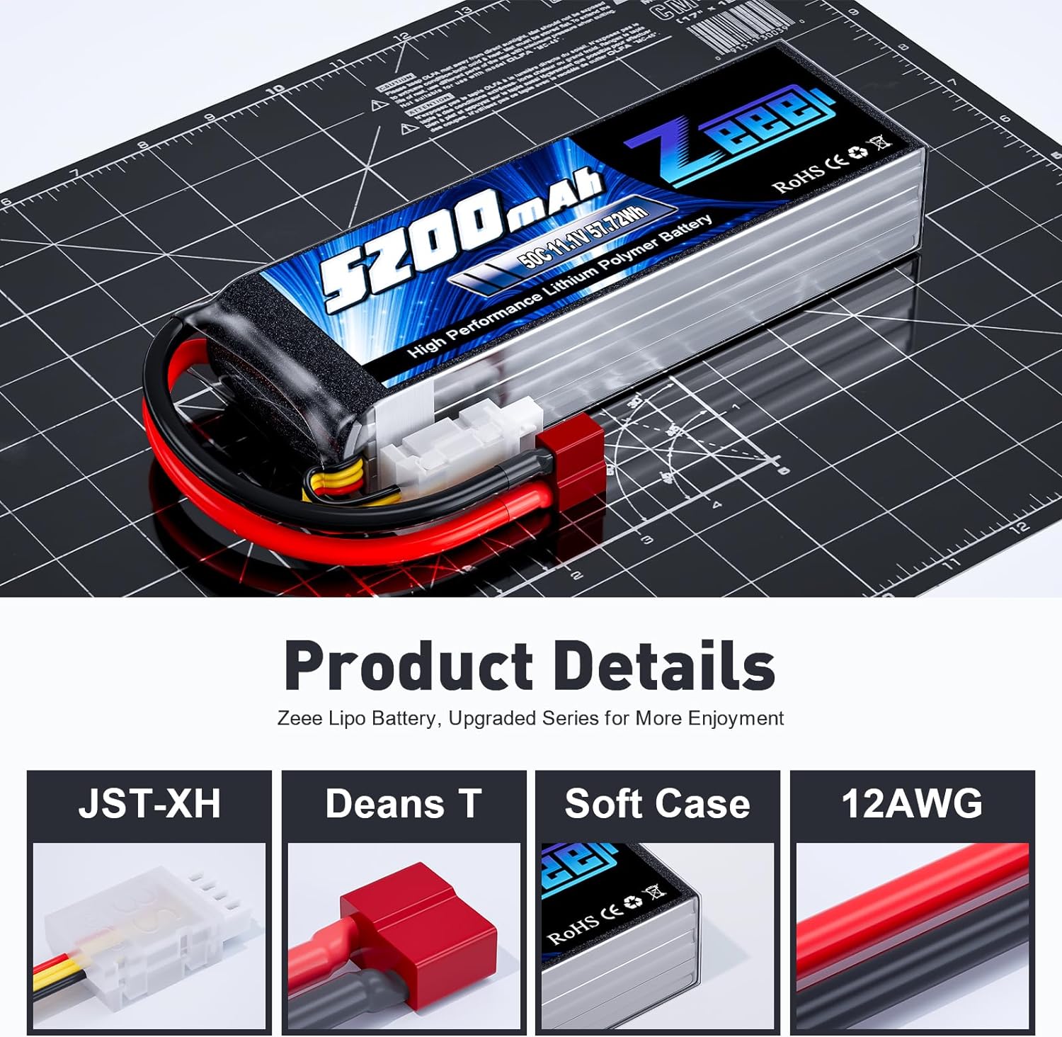 1/2 eenheden Zeee 11.1V 50C 52 - Drone Joystick Cover recensie en prijs