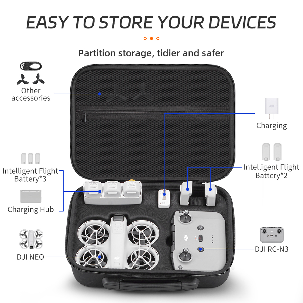 XFJI Draagtas compatibel met D - Drone Hard Shell Case recensie en prijs